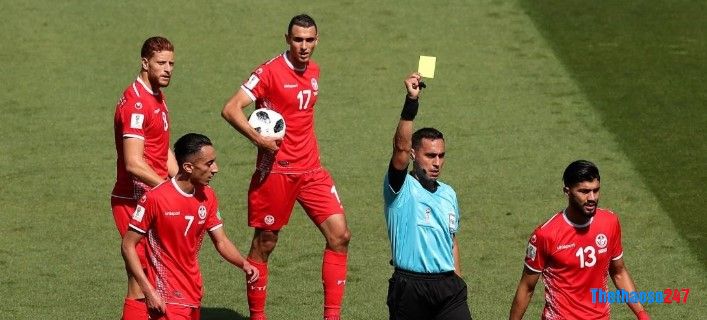 Soi kèo thẻ vàng Đan Mạch vs Tunisia